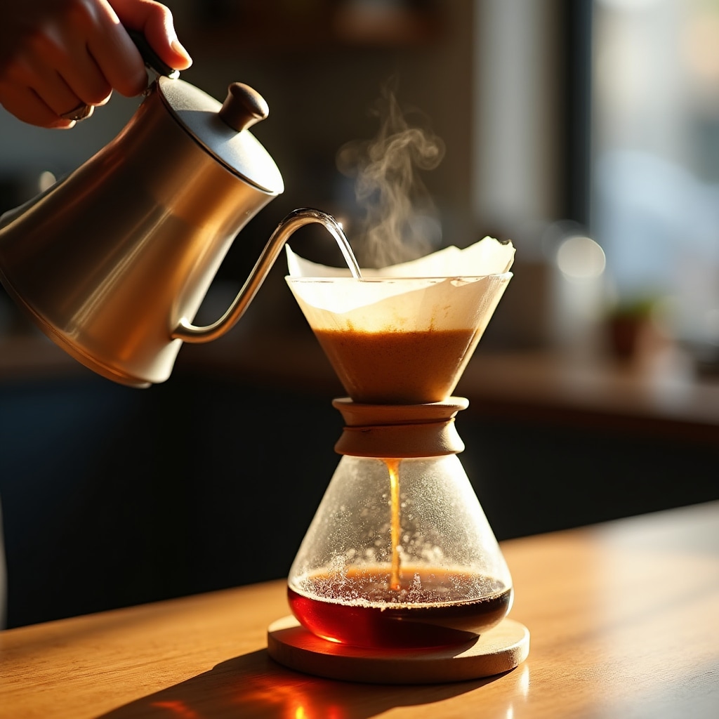 Alternatywne parzenie kawy metodą Chemex